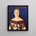 Portrait von Hildegard Heise - Erich Dörrmer — gerahmtes Bild an der Wand