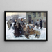 Mieter vertrieben - Erik Henningsen — gerahmtes Bild an der Wand