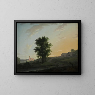 Erik Pauelsen - Evening Landscape near Gentofte North of Copenhagen.webp