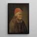 Alte Frau - Erik Sparre — gerahmtes Bild an der Wand