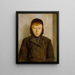 Junge Junge mit roten Haaren - Erik Werenskiold — gerahmtes Bild an der Wand