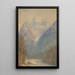 Mont Tutoko - Ernest Arthur Chapman — gerahmtes Bild an der Wand