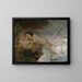 Die letzte Seite des Romans - Ernest Edouard Martens — gerahmtes Bild an der Wand