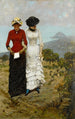 Approaching the Meeting - Ernest Giroux — Ansicht des Kunstwerks