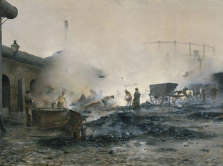 Gaswerk von Courcelles - Ernest Jean Delahaye — Ansicht des Kunstwerks