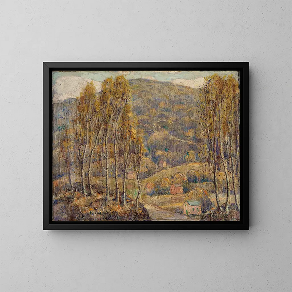 Hêtres - Ernest Lawson — gerahmtes Bild an der Wand