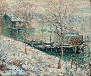 Ernest Lawson - Harlem River Winter Scene.webp