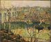 Pont élevé sous la lune montante - Ernest Lawson — Ansicht des Kunstwerks