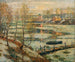Eis im Fluss - Ernest Lawson — Ansicht des Kunstwerks