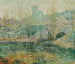 Der Becken und die Brücke Gapstow, New York City - Ernest Lawson — Ansicht des Kunstwerks