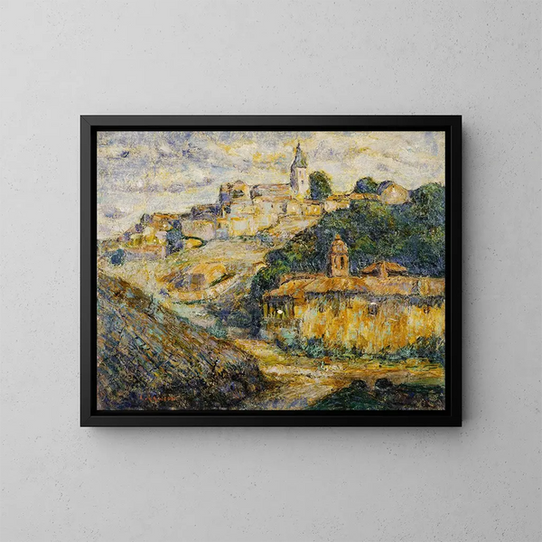 Crépuscule en Espagne - Ernest Lawson — gerahmtes Bild an der Wand