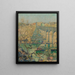 Vue du pont - Ernest Lawson — gerahmtes Bild an der Wand