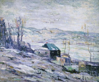 Jour venteux à la rivière Bronx - Ernest Lawson — Ansicht des Kunstwerks