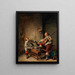 Eine Lied - Ernest Meissonier — gerahmtes Bild an der Wand
