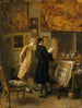 Ein Künstler, der seine Arbeit zeigt - Ernest Meissonier — Ansicht des Kunstwerks