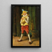 Polichinelle - Ernest Meissonier — gerahmtes Bild an der Wand