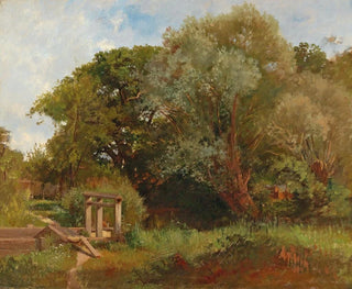 Am Ufer der Mühle - Ernestine von Kirchsberg — Ansicht des Kunstwerks