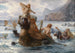 Sirenen und Zentauren beim Baden - Ernst Albert Fischer — Ansicht des Kunstwerks