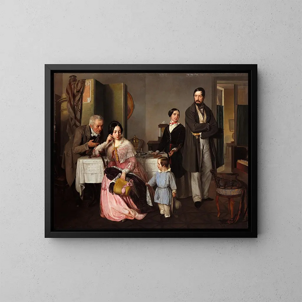 Die Versöhnung - Ernst Christian Moser — gerahmtes Bild an der Wand