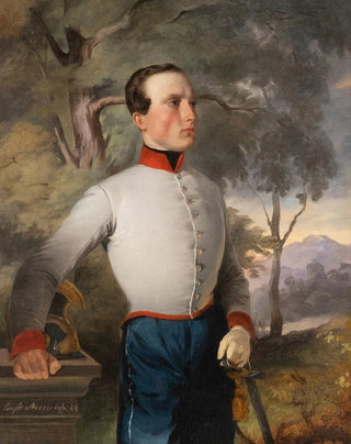 Ernst Christian Moser - Portrait of August Gustav Steinbock in uniform as cadet of a dragone regiment.webp