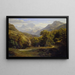 Landschaft mit Bergen - Ernst Fries — gerahmtes Bild an der Wand