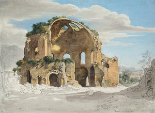 Tempel der Minerva Médica in Rom - Ernst Fries — Ansicht des Kunstwerks
