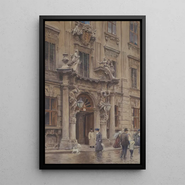 Ernst Graner - Das Portal Des Palais Kinsky.webp