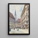 Stallburggasse - Ernst Graner — gerahmtes Bild an der Wand
