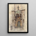 Das westliche Portal der Maria am Gestade Kirche in Wien - Ernst Graner — gerahmtes Bild an der Wand