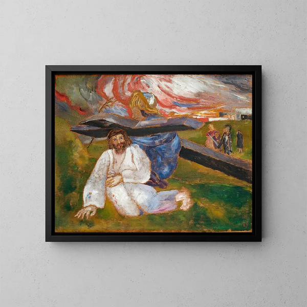 Christus - Ernst Josephson — gerahmtes Bild an der Wand
