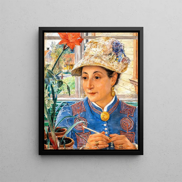 Jeanette Rubenson - Ernst Josephson — gerahmtes Bild an der Wand