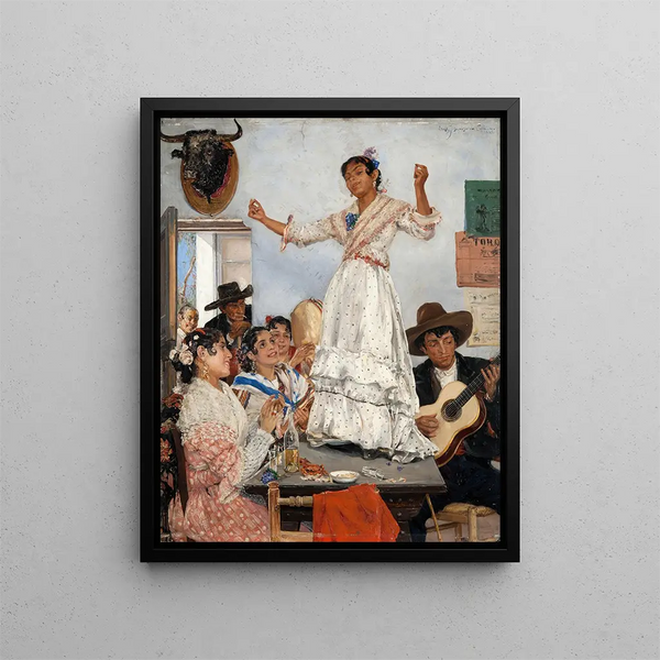 Spanische Tanz - Ernst Josephson — gerahmtes Bild an der Wand