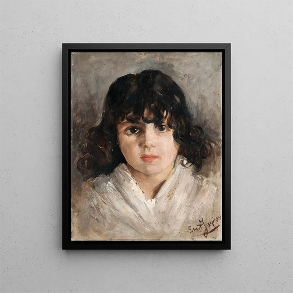 Studie über die spanischen Mädchen - Ernst Josephson — gerahmtes Bild an der Wand