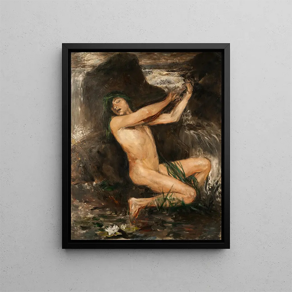 L'Esprit de l'Eau - Ernst Josephson — gerahmtes Bild an der Wand