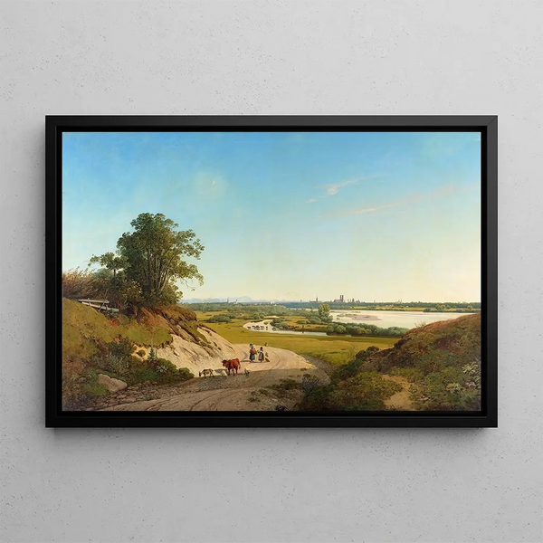 Ernst Kaiser - Blick von Oberfhring auf Mnchen.webp