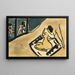Baigneuse s'essuyant - Ernst Ludwig Kirchner — gerahmtes Bild an der Wand
