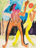 Paar, das mit dem Ball spielt - Ernst Ludwig Kirchner — Ansicht des Kunstwerks