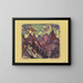 Flussufer - Ernst Ludwig Kirchner — gerahmtes Bild an der Wand