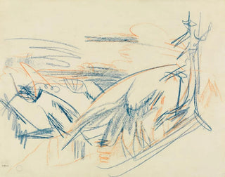 Ernst Ludwig Kirchner - Blaurote Gebirgslandschaft.webp