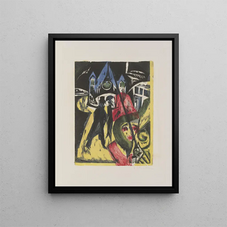 Ernst Ludwig Kirchner - Cocotte on the Street.webp