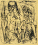 Paar in einem Raum Mann nackt mit Frau - Ernst Ludwig Kirchner — Ansicht des Kunstwerks