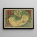 Drei Nackte im Wald - Ernst Ludwig Kirchner — gerahmtes Bild an der Wand