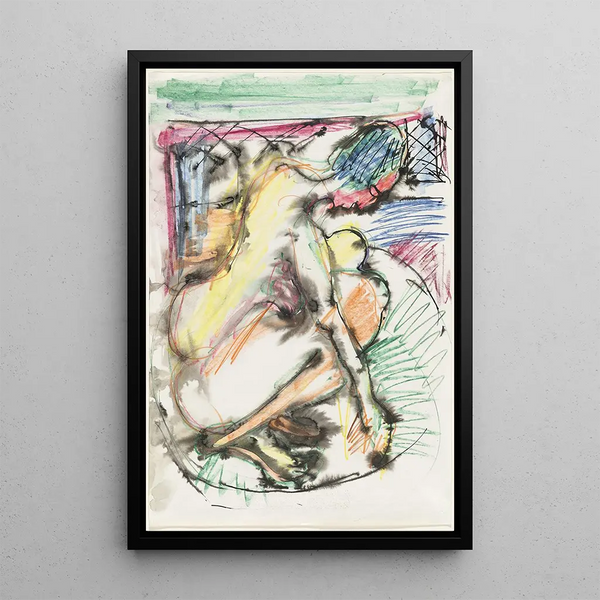 Ernst Ludwig Kirchner - Erna Bathing in a Tub.webp