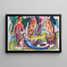 Familie auf der Wiese - Ernst Ludwig Kirchner — gerahmtes Bild an der Wand