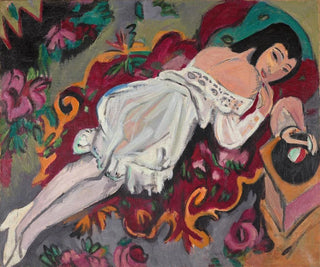 Ernst Ludwig Kirchner - Girl in White Chemise.webp