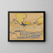 Landschaft bei Dresden - Ernst Ludwig Kirchner — gerahmtes Bild an der Wand