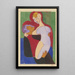 Paar Verliebte Elisabeth und Julius Hembus - Ernst Ludwig Kirchner — gerahmtes Bild an der Wand