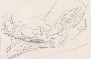Ernst Ludwig Kirchner - Liegende Skizze zu dem Gemlde Olympia.webp