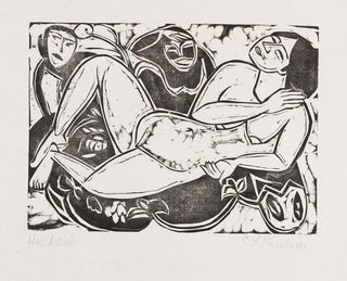 Akt liegend - Ernst Ludwig Kirchner — Ansicht des Kunstwerks