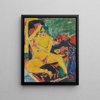 Ernst Ludwig Kirchner - Nude at the Studio.webp